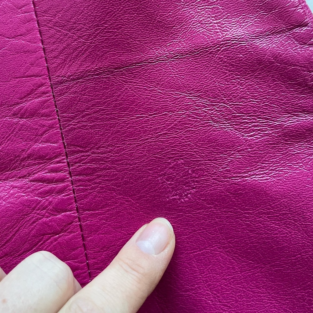 Leather MISCREANTS London CUPID DRESS in Fuchsia Pink - Picture 11 of 14